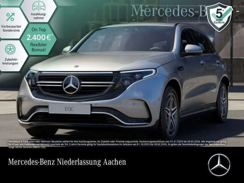 Hightechsilber Gebraucht 2021 Mercedes EQC400 AMG SUV | 36.990 € (Fairer Preis) - Bild 1/3