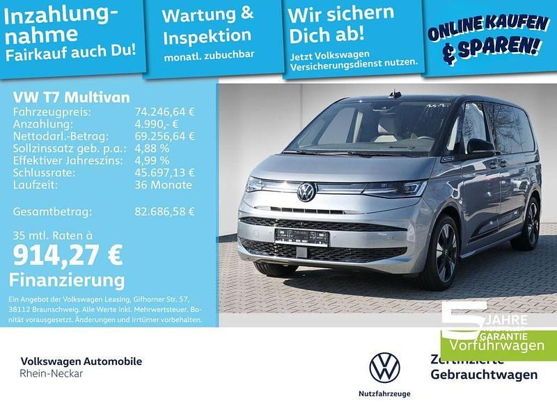 Second-hand VW Multivan Edition 150 CP (110 kW) 2026 Argintiu Monovolum
