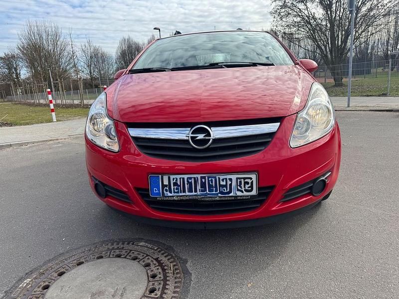 Gebraucht Opel Corsa Edition 90 PS (66 kW) 2009 Rot Kleinwagen