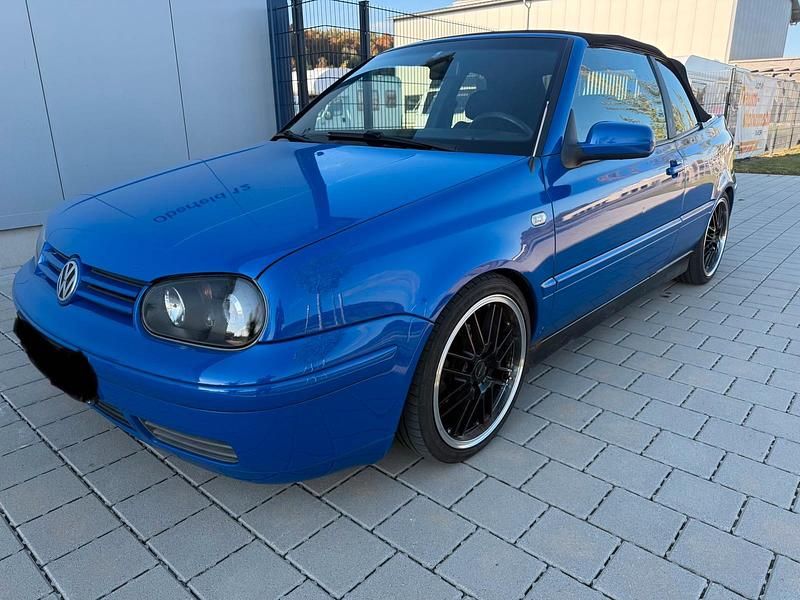 Blau Gebraucht 1998 VW Golf Cabriolet Cabrio | 999 € (Superpreis) - Bild 1/4