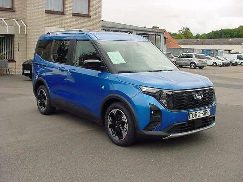 Desert island blue metallic Gebraucht 2024 Ford Tourneo Courier Active Van / Kleinbus | 29.800 € (Teuer) - Bild 1/4