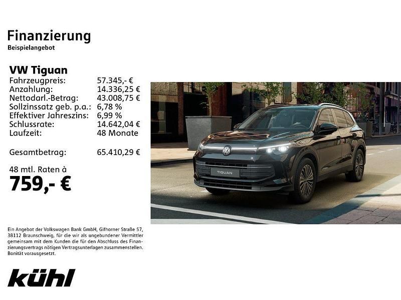 Ny VW Tiguan 150 HK (110 kW) 2026 Sort SUV