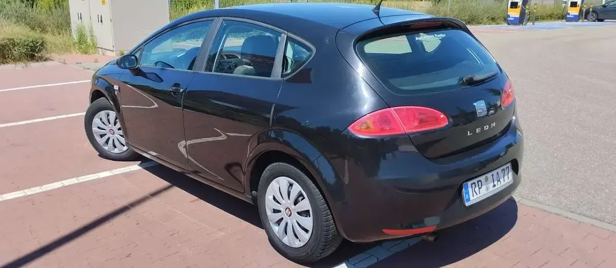 Gebraucht Seat Leon Comfort 102 PS (75 kW) 2008 Schwarz Kleinwagen