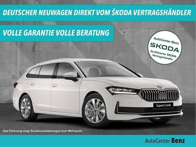 Neu Skoda Superb Selection 150 PS (110 kW) 2025 Blau Kombi