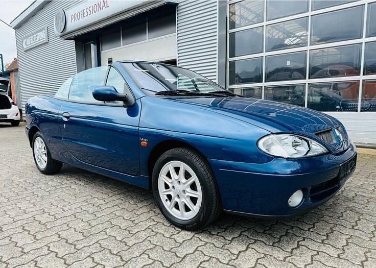 Blau Gebraucht 2000 Renault Mégane Cabriolet Cabrio | 1.999 € - Bild 1/4