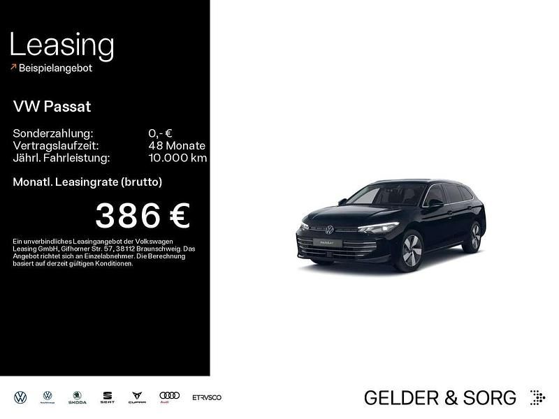 Grenadillschwarz metallic Gebraucht 2025 VW Passat Business Kombi | 34.490 € (Guter Preis) - Bild 1/3