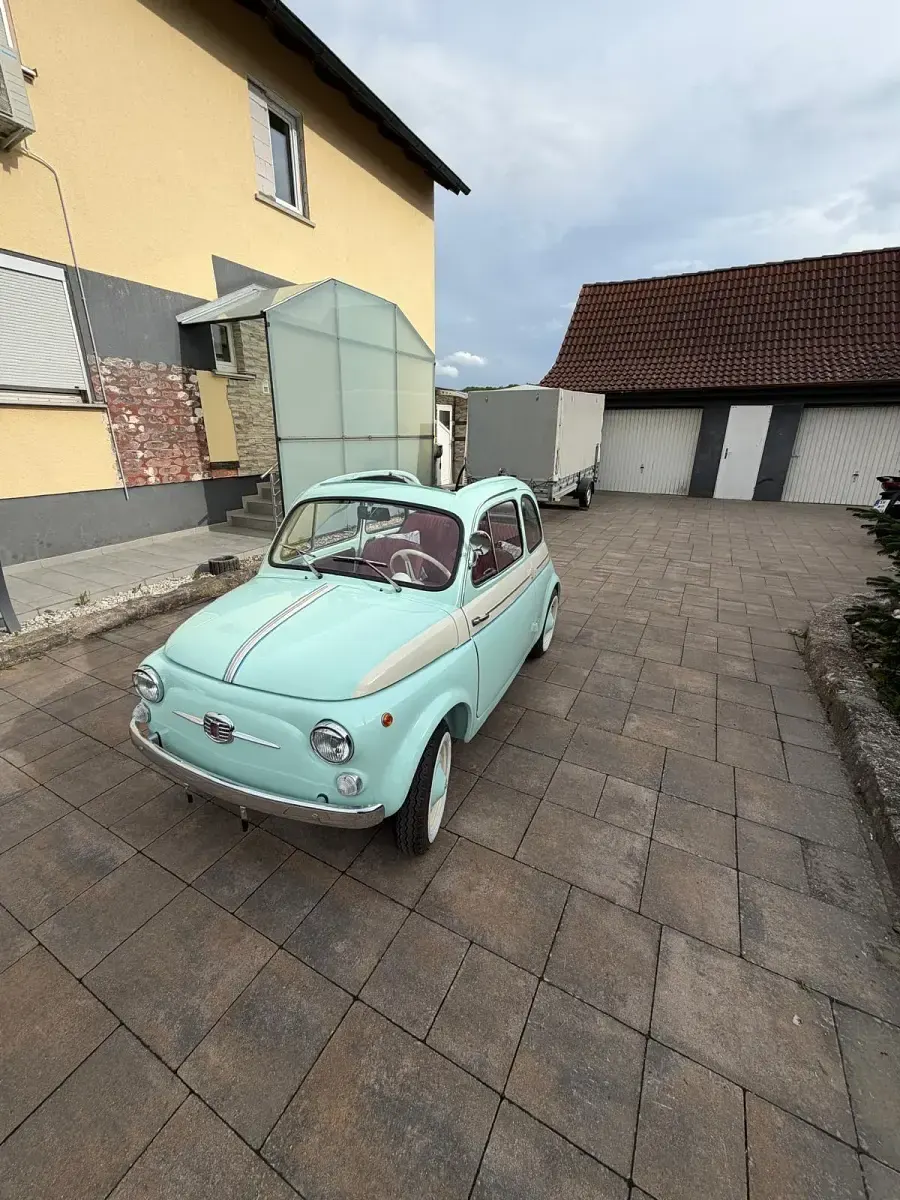 Gebraucht Fiat 500 18 PS (13 kW) 1963 Blau Kleinwagen