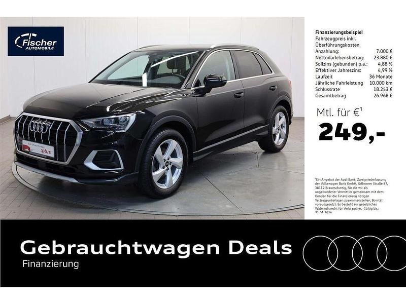 Schwarz Gebraucht 2022 Audi Q3 Advanced SUV | 30.880 € (Fairer Preis) - Bild 1/4