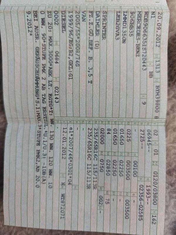 Gebraucht Mercedes Sprinter 163 PS (119 kW) 2012 Weiß Van