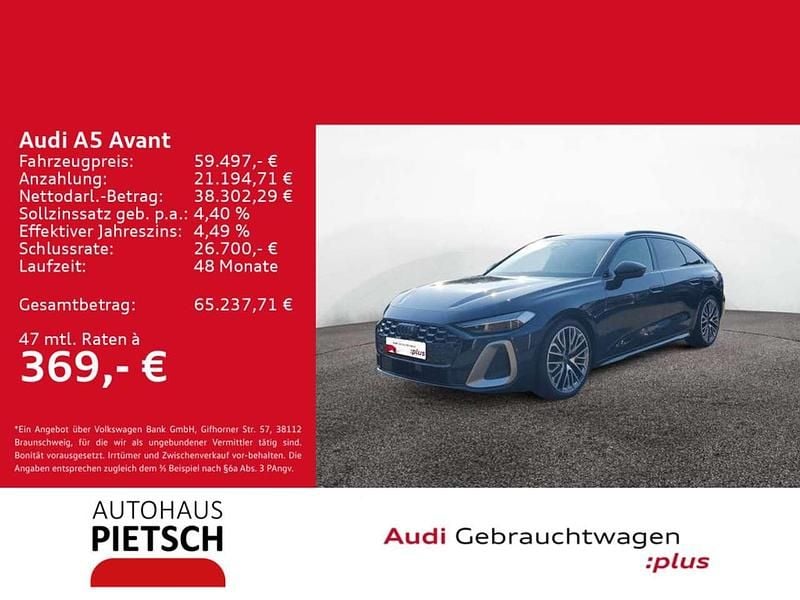 Firmamentblau metallic Gebraucht 2024 Audi A5 Edition .1 Coupé | 59.497 € (Guter Preis) - Bild 1/4