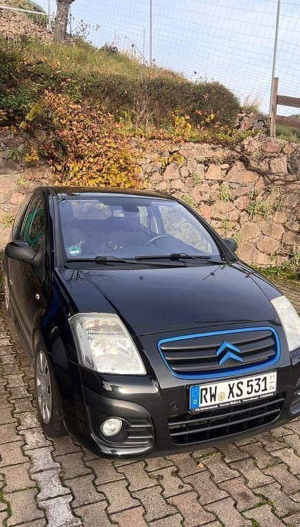 Gebraucht Citroën C2 Style 73 PS (53 kW) 2009 Schwarz Kleinwagen
