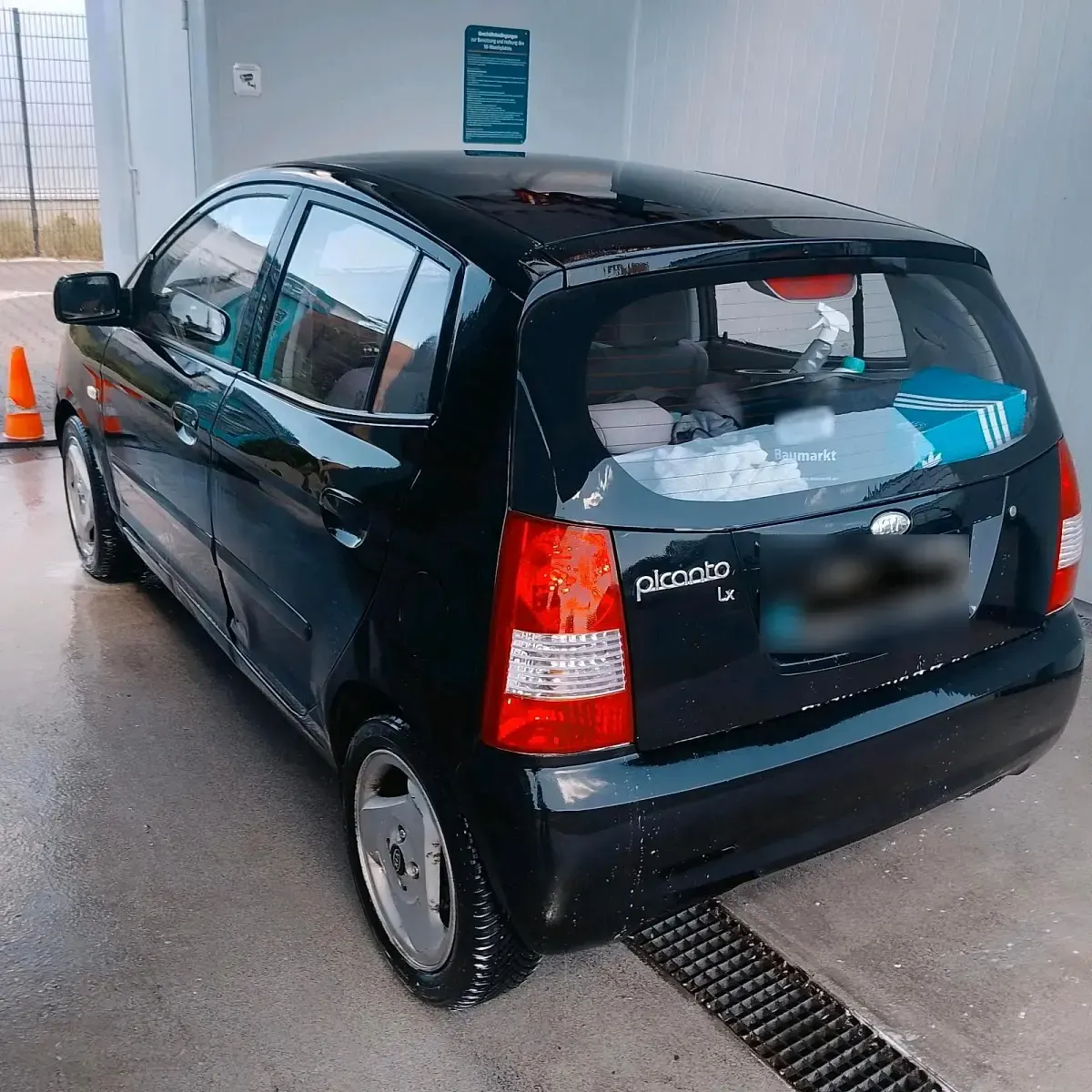 Gebraucht Kia Picanto 61 PS (44 kW) 2007 Schwarz Kleinwagen