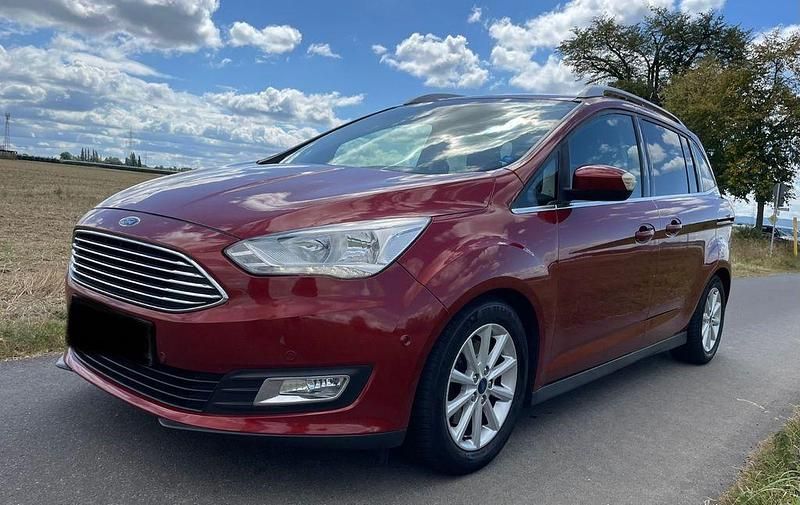 Gebraucht Ford C-MAX Titanium 125 PS (91 kW) 2017 Rot Van / Kleinbus
