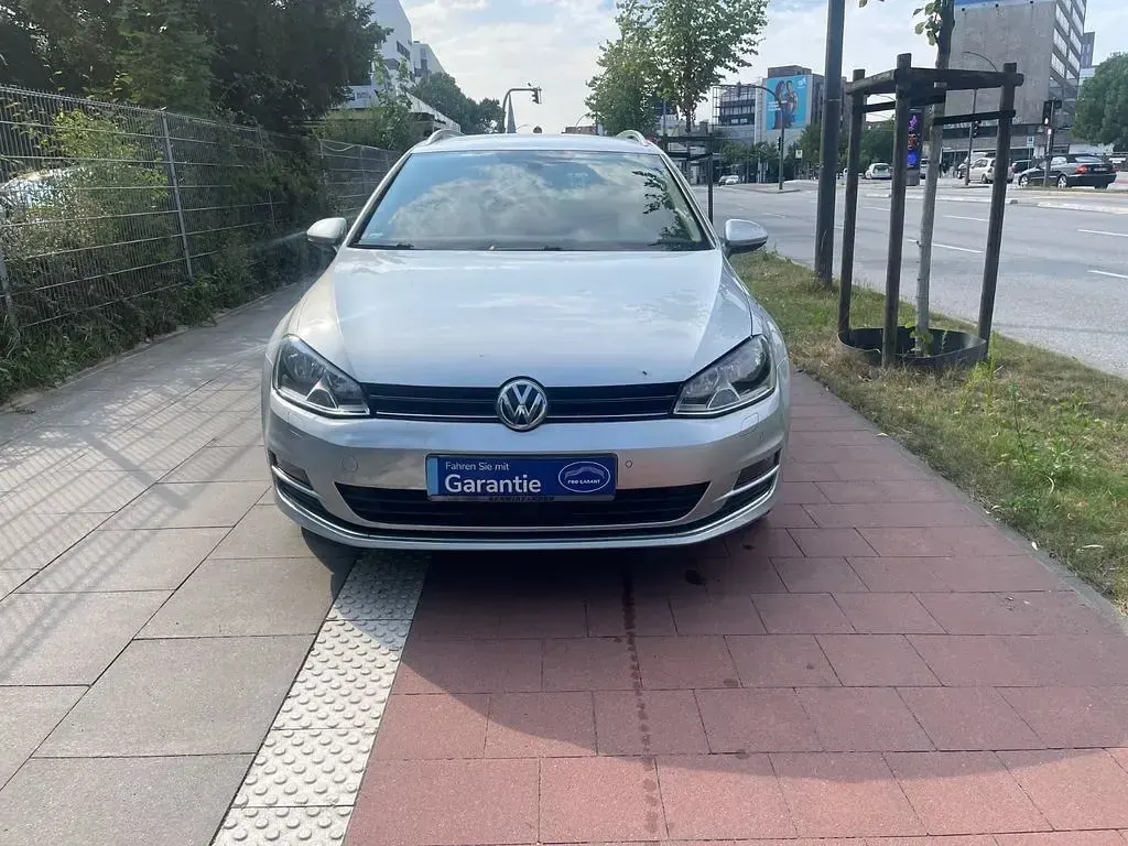 Gebraucht VW Golf VII LOUNGE 110 PS (80 kW) 2015 Silber Kombi