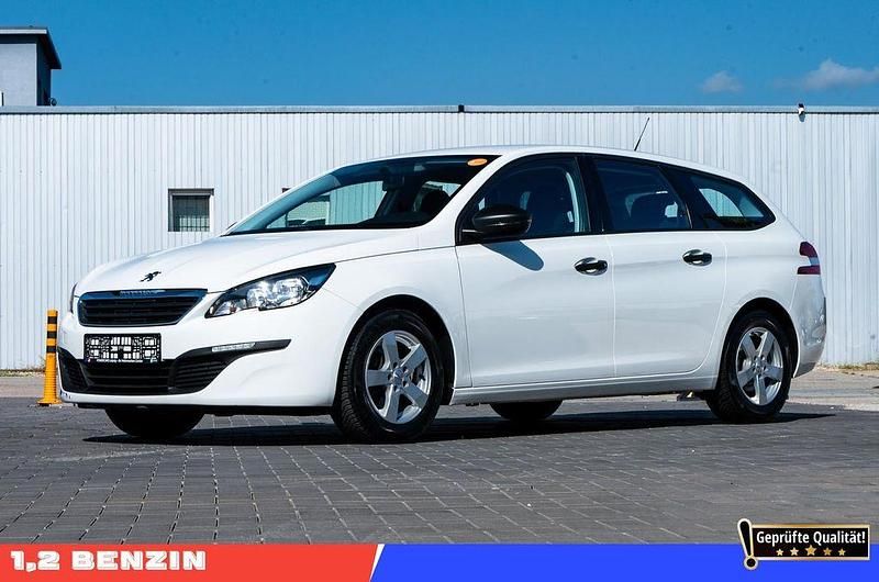 Gebraucht Peugeot 308 Access 110 PS (80 kW) 2014 Lack weiss banquise/deckende l Kombi