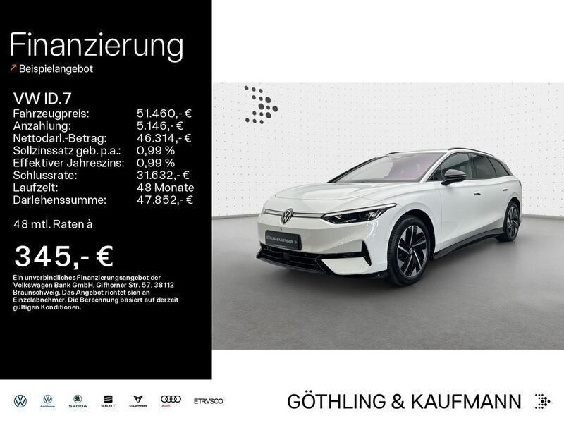 Weiß Gebraucht 2024 VW ID.7 Pro Limousine | 51.460 € (Etwas zu teuer) - Bild 1/4