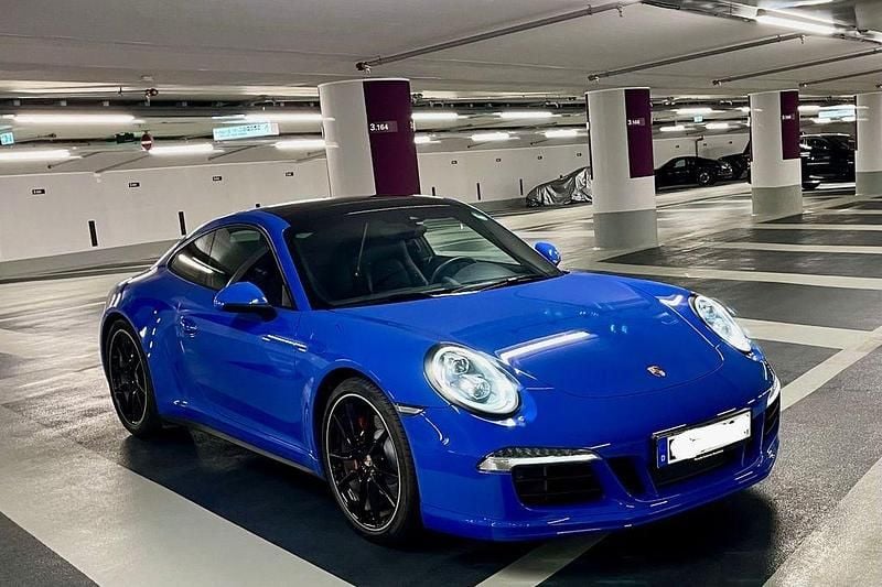 Blau Gebraucht 2014 Porsche 911 Carrera 4S Coupé | 106.800 € (Teuer) - Bild 1/4