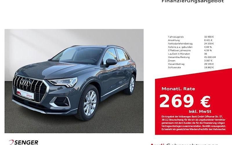 Gebraucht Audi Q3 Advanced Plus 150 PS (110 kW) 2023 Nanograu metallic SUV