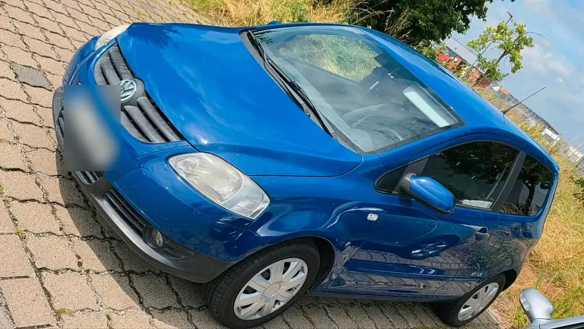Gebraucht VW Fox Style 60 PS (44 kW) 2011 Blau Kleinwagen