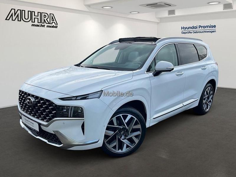 Weiß Gebraucht 2023 Hyundai Santa Fe Signature SUV | 42.990 € (Guter Preis) - Bild 1/4