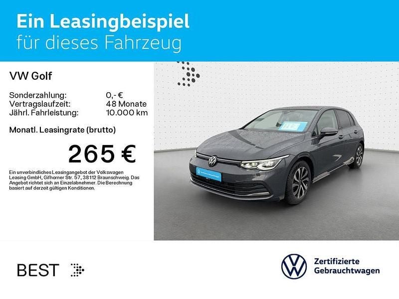 Gebraucht VW Golf VIII Active 150 PS (110 kW) 2022 Grau Limousine