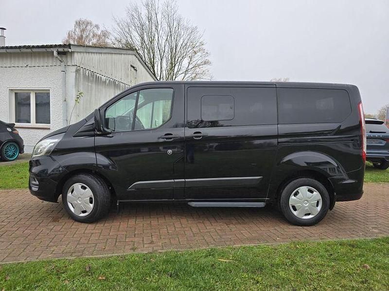 Gebraucht Ford Transit Custom Trend 131 PS (96 kW) 2021 Obsidianschwarz metallic Limousine