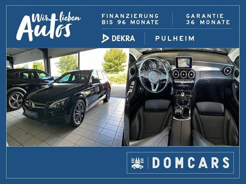 Schwarz Gebraucht 2019 Mercedes C200 Kombi | 17.499 € (Guter Preis) - Bild 1/4