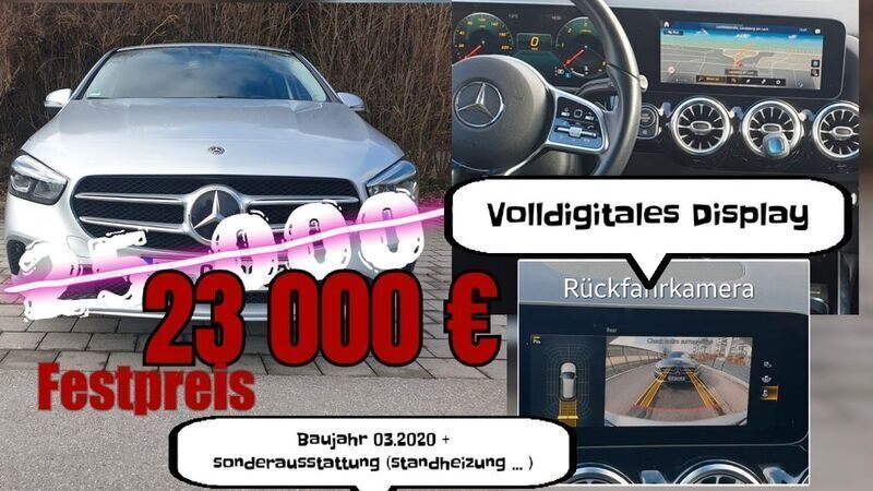 Silber Gebraucht 2020 Mercedes B220 Van / Kleinbus | 22.999 € (Superpreis) - Bild 1/4