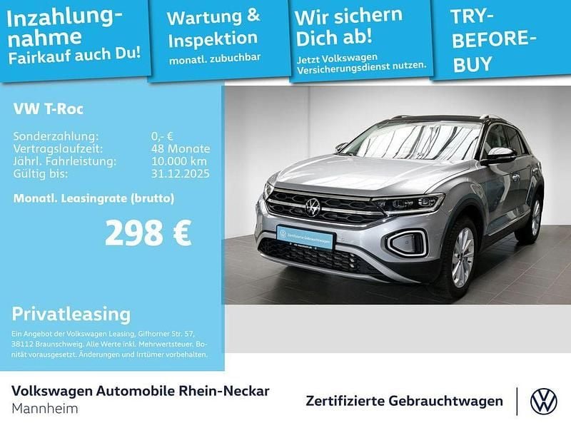 Pyritsilber metallic Gebraucht 2024 VW T-Roc Style SUV | 27.492 € (Guter Preis) - Bild 1/3