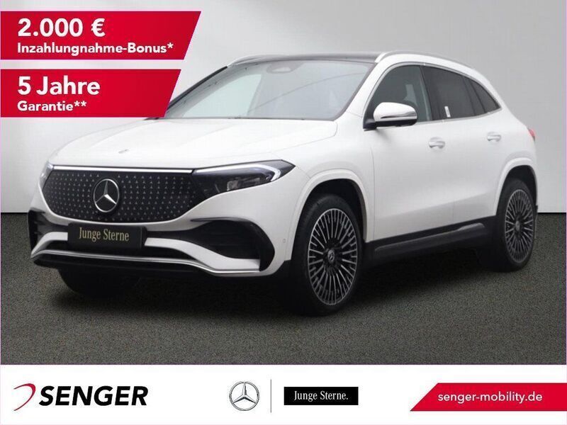 Weiß Gebraucht 2024 Mercedes EQA250 AMG line SUV | 43.440 € - Bild 1/4