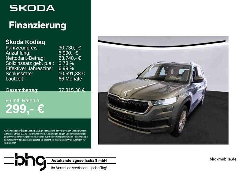 Grau Gebraucht 2023 Skoda Kodiaq Business Line SUV | 30.730 € (Fairer Preis) - Bild 1/4