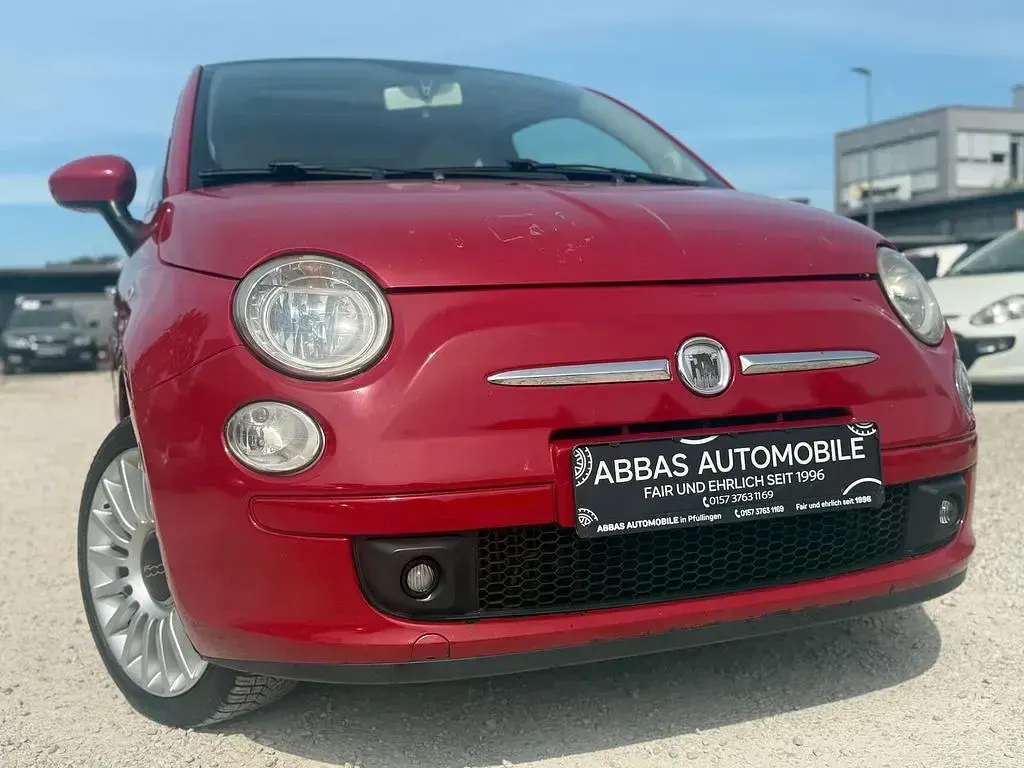 Gebraucht Fiat 500 Lounge 75 PS (55 kW) 2010 Rot Kleinwagen