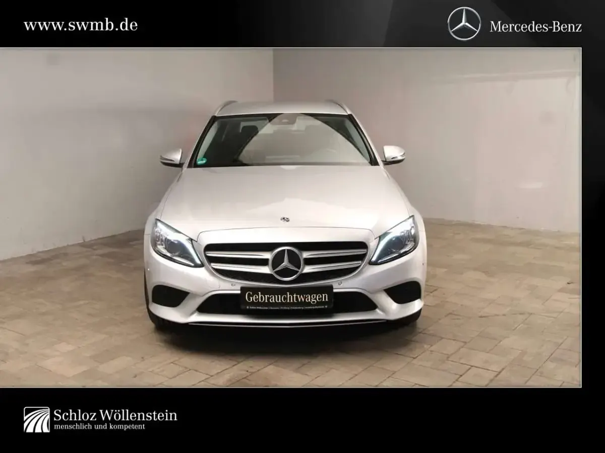 Gebraucht Mercedes C220 Advanced 194 PS (142 kW) 2019 Silber Kombi