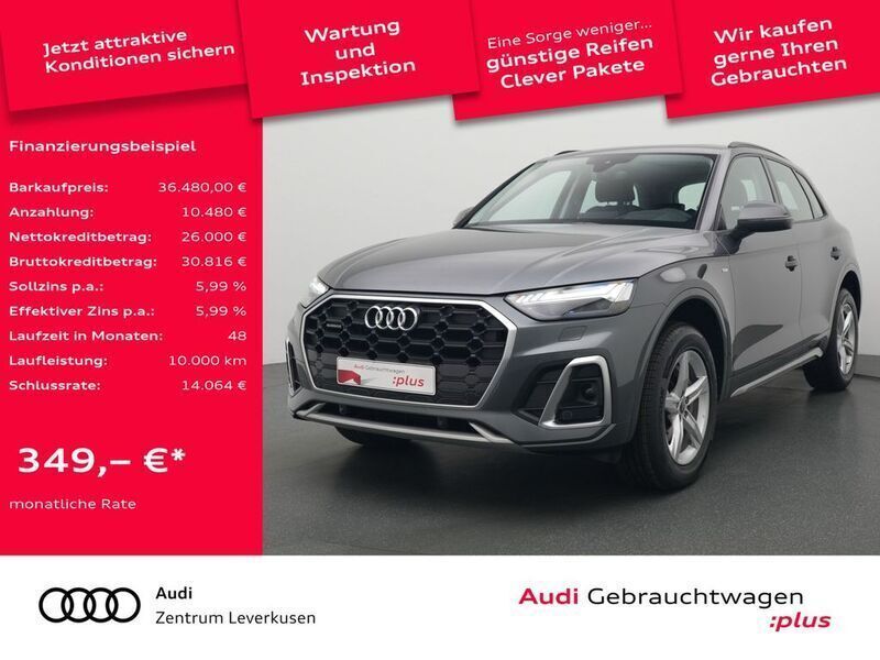 Mythosschwarz metallic Gebraucht 2022 Audi Q5 S-Line SUV | 36.480 € (Superpreis) - Bild 1/4