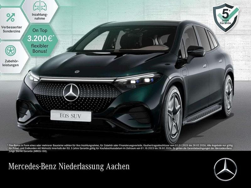 Grün Gebraucht 2023 Mercedes EQS450+ Premium SUV | 82.990 € (Etwas zu teuer) - Bild 1/3