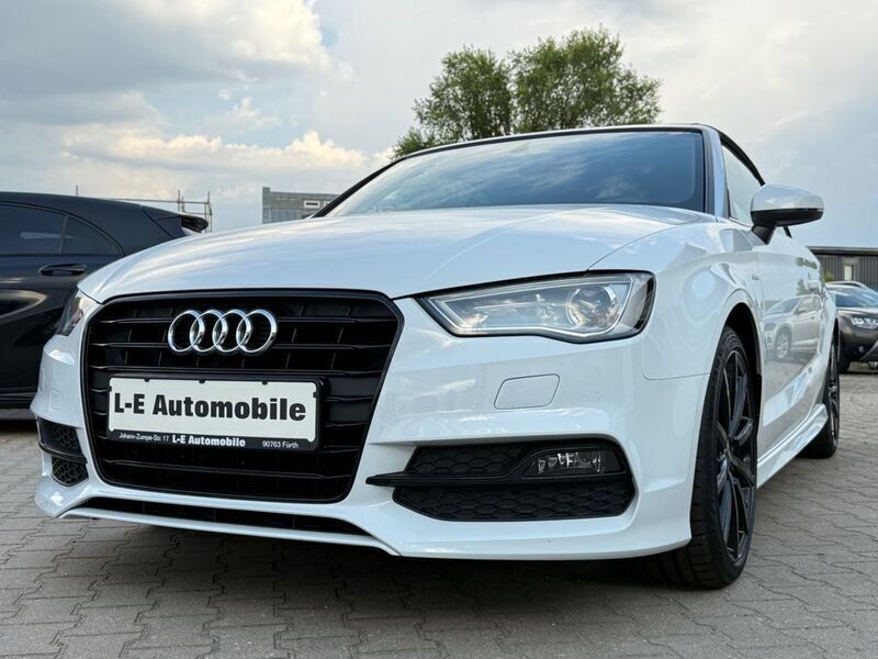 Weiß Gebraucht 2016 Audi A3 Cabriolet S-Line Cabrio | 23.970 € (Fairer Preis) - Bild 1/4