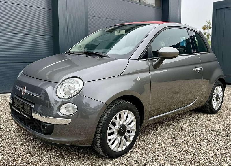 Grau Gebraucht 2015 Fiat 500C Lounge Cabrio | 6.648 € (Guter Preis) - Bild 1/4