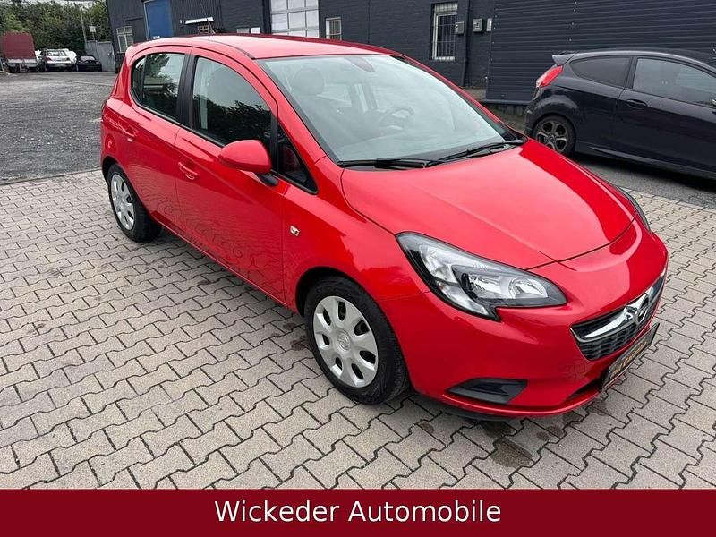 Magmarot Gebraucht 2015 Opel Corsa Edition Kleinwagen | 7.490 € (Fairer Preis) - Bild 1/4