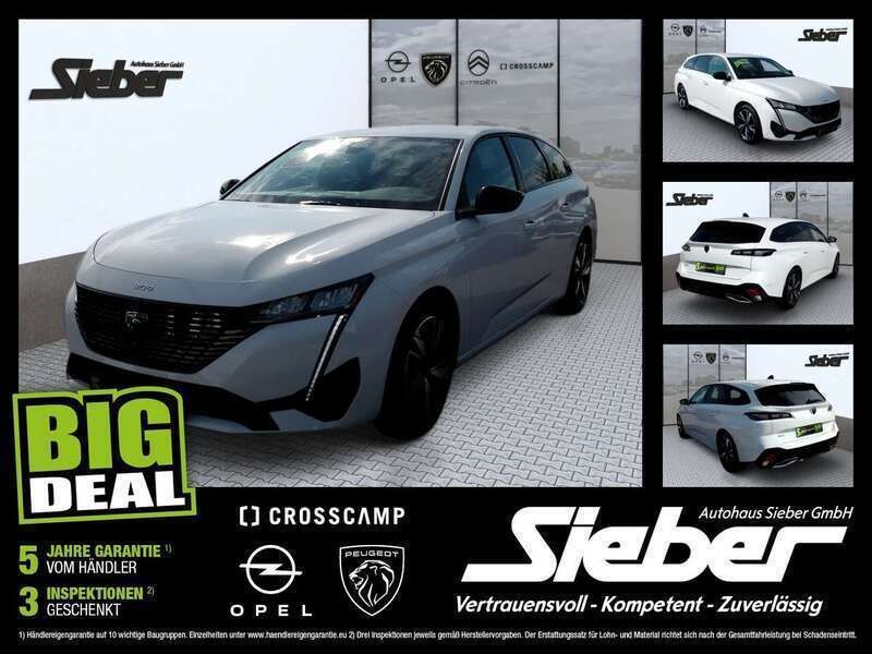 Lack weiss banquise/typ aussen Gebraucht 2023 Peugeot 308 Allure Kombi | 21.990 € (Guter Preis) - Bild 1/4