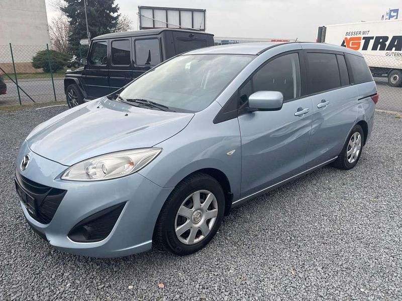 Gebraucht Mazda 5 Prime-Line 116 PS (85 kW) 2011 Blau Van / Kleinbus