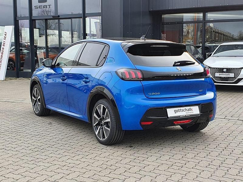 Gebraucht Peugeot e-208 GT 100 kW (136 PS) 2021 Blau Kleinwagen