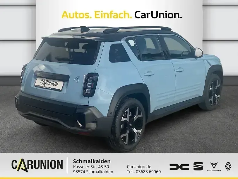 Gebraucht Renault 4 E-Tech Komfort 77 kW (106 PS) 2025 Kumulusblau, black pearlschwarz metallic SUV