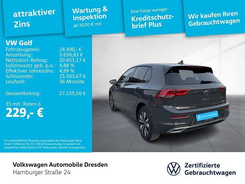 Gebraucht VW Golf VIII Move 110 PS (80 kW) 2024 Uranograu Limousine
