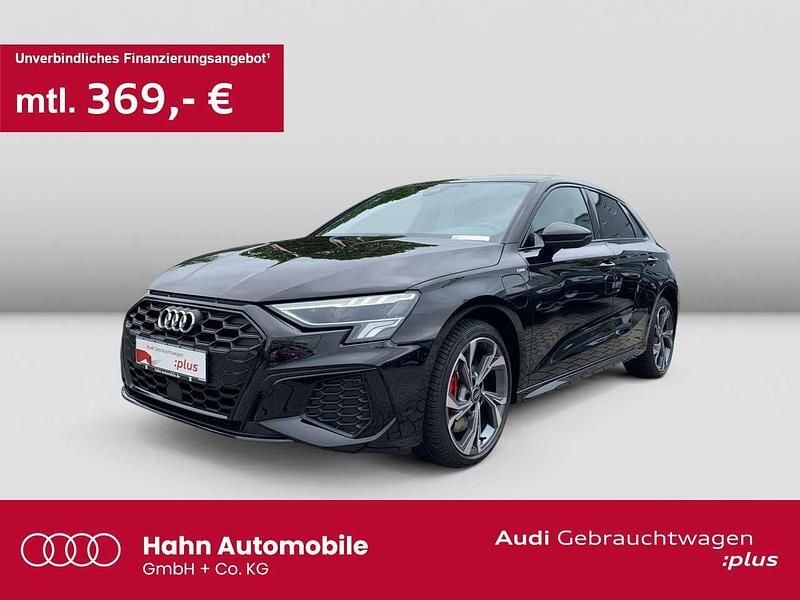 Mythosschwarz metallic Gebraucht 2022 Audi A3 e-tron S-Line Kleinwagen | 29.790 € (Etwas zu teuer) - Bild 1/3