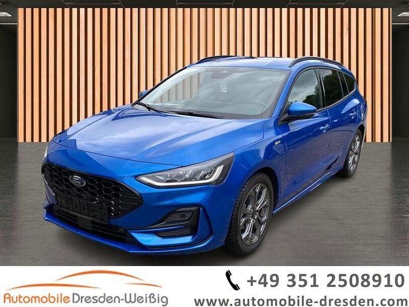 Blau Gebraucht 2024 Ford Focus ST-Line X Kombi | 24.980 € (Superpreis) - Bild 1/4