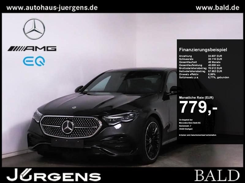Grau graphitgrau metallic Gebraucht 2024 Mercedes E450 AMG Limousine | 81.880 € - Bild 1/4
