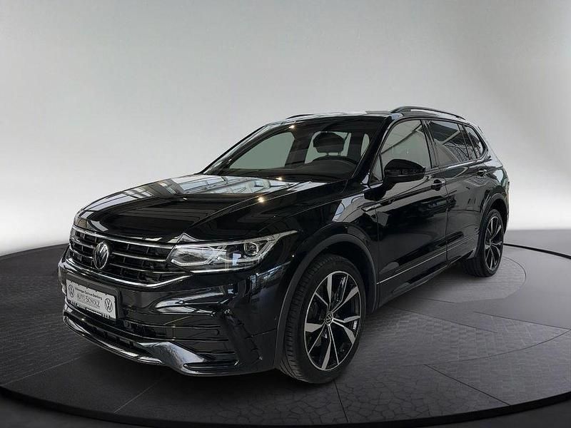 Schwarz Gebraucht 2022 VW Tiguan Allspace R-line SUV | 41.480 € (Teuer) - Bild 1/4