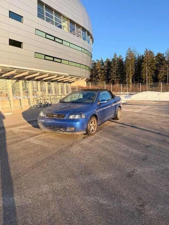 Blau Gebraucht 2001 Opel Astra Cabriolet Cabrio | 1.600 € (Fairer Preis) - Bild 1/4