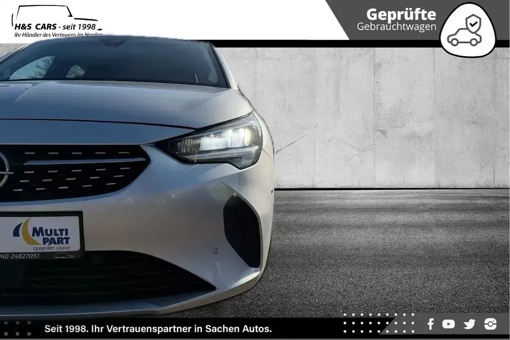 Używany Opel Corsa Elegance 101 KM (74 kW) 2022 Srebrny Hatchback