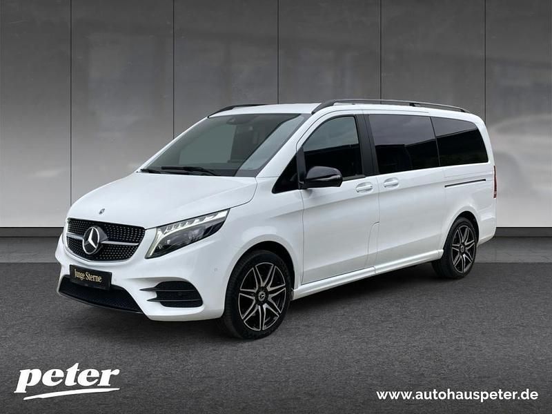 Bergkristallweiß metallic Gebraucht 2024 Mercedes V220 AMG Van / Kleinbus | 60.810 € (Fairer Preis) - Bild 1/4